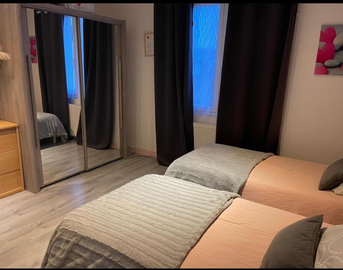 Chambre julia chez l habitant lits séparés Dieppe Exterior foto